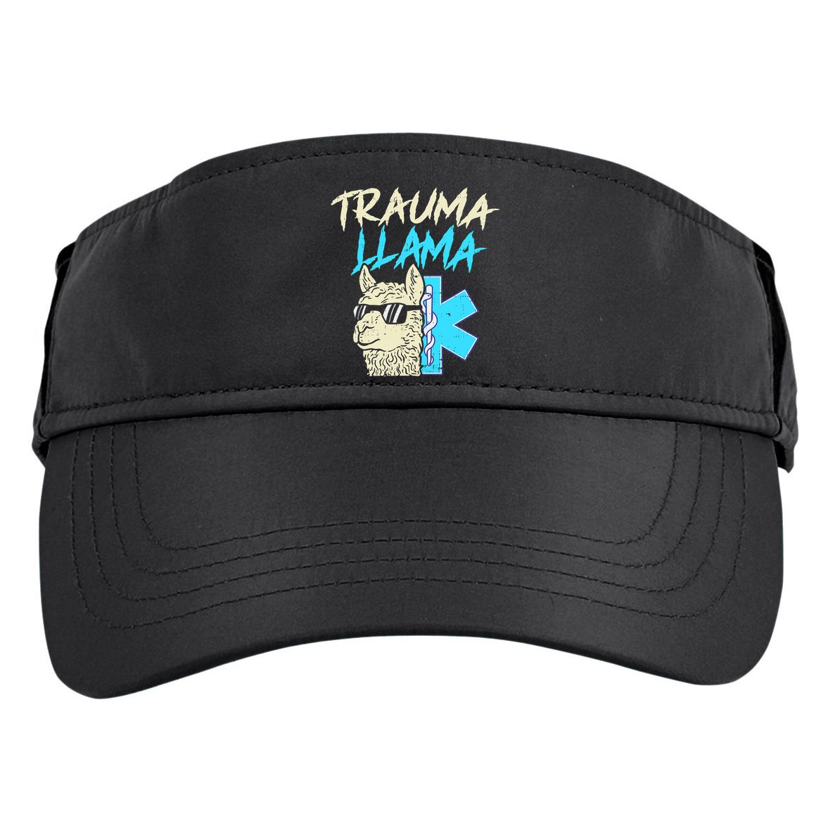 Trauma Llama K Funny Alpaca Llama Snake Adult Drive Performance Visor