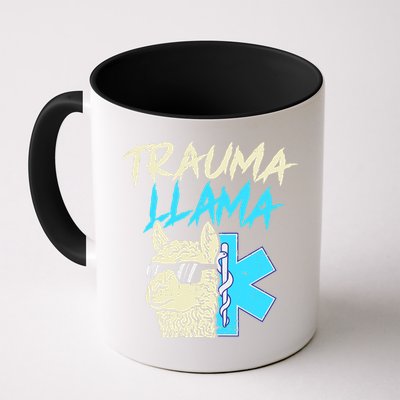 Trauma Llama K Funny Alpaca Llama Snake Mug