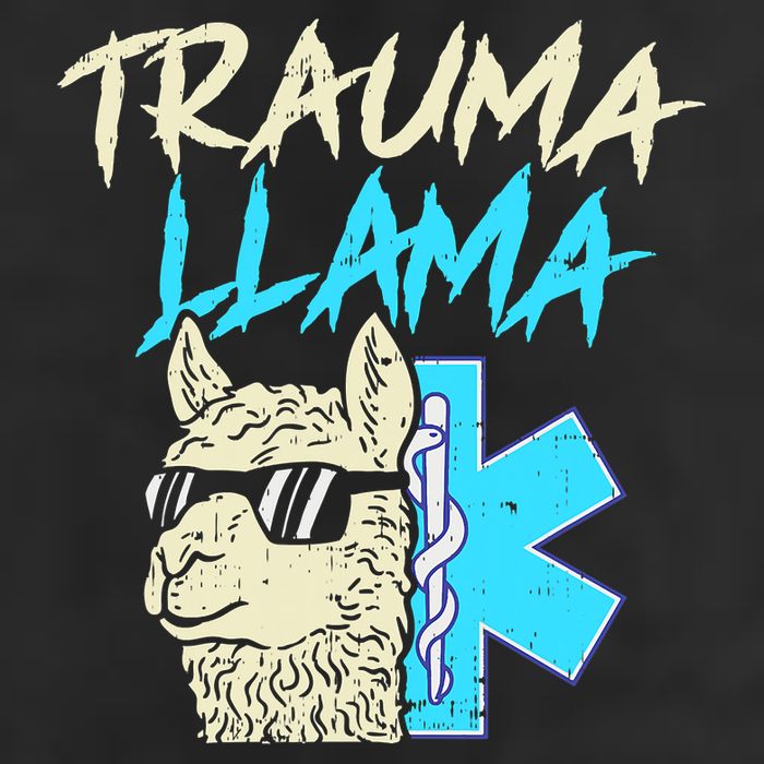 Trauma Llama K Funny Alpaca Llama Snake 15oz Campfire Ceramic Mug
