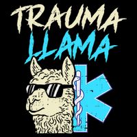 Trauma Llama K Funny Alpaca Llama Snake Drawstring Bag