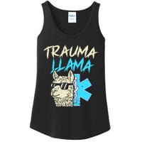 Trauma Llama K Funny Alpaca Llama Snake Ladies Essential Tank