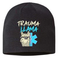 Trauma Llama K Funny Alpaca Llama Snake Sustainable Beanie