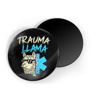 Trauma Llama K Funny Alpaca Llama Snake Magnet