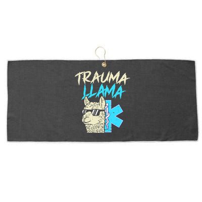 Trauma Llama K Funny Alpaca Llama Snake Large Microfiber Waffle Golf Towel