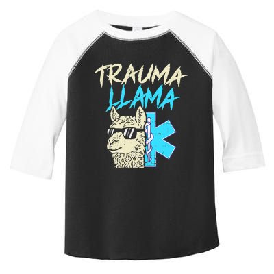 Trauma Llama K Funny Alpaca Llama Snake Toddler Fine Jersey T-Shirt