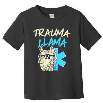 Trauma Llama K Funny Alpaca Llama Snake Toddler T-Shirt