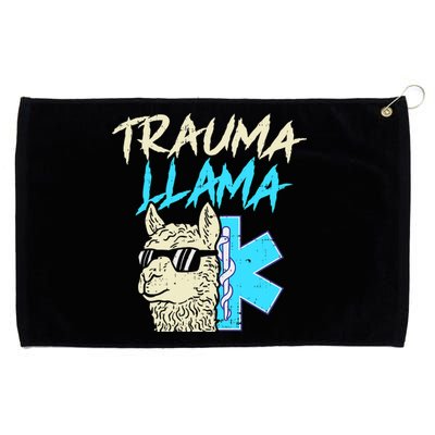 Trauma Llama K Funny Alpaca Llama Snake Grommeted Golf Towel