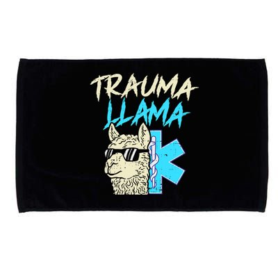 Trauma Llama K Funny Alpaca Llama Snake Microfiber Hand Towel