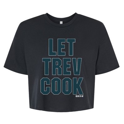 Trevor Lawrence Let Trev Cook Bella+Canvas Jersey Crop Tee