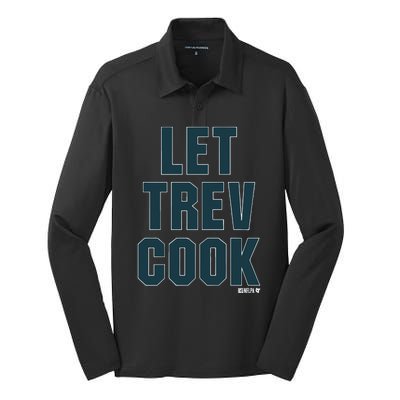 Trevor Lawrence Let Trev Cook Silk Touch Performance Long Sleeve Polo