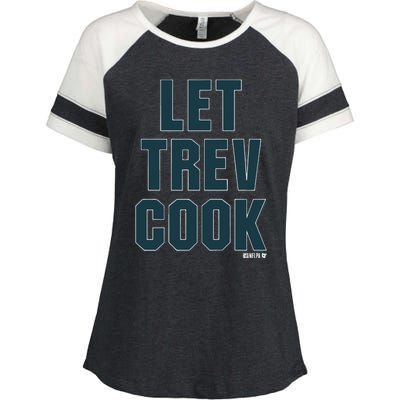 Trevor Lawrence Let Trev Cook Enza Ladies Jersey Colorblock Tee