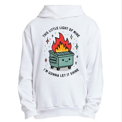 This Little Lightof Mine Lil Dumpster Fire Funny Urban Pullover Hoodie