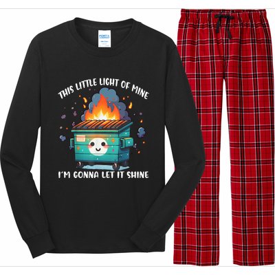 This Little Lightof Mine Lil Dumpster Fire Long Sleeve Pajama Set