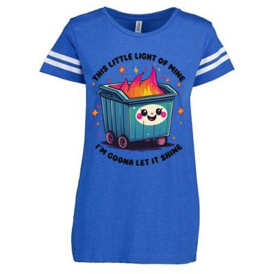 This Little Light Of Mine Im Gonna Let It Shine Christmas Enza Ladies Jersey Football T-Shirt