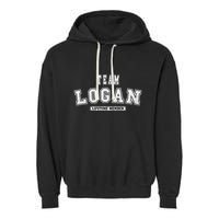 Team Logan Lifetime Member Family Last Name Garment-Dyed Fleece Hoodie