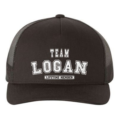 Team Logan Lifetime Member Family Last Name Yupoong Adult 5-Panel Trucker Hat