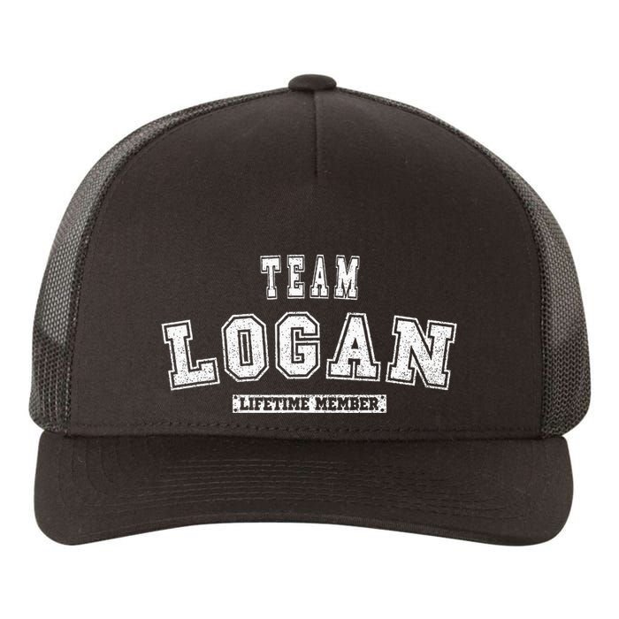 Team Logan Lifetime Member Family Last Name Yupoong Adult 5-Panel Trucker Hat