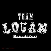 Team Logan Lifetime Member Family Last Name Performance Shirt