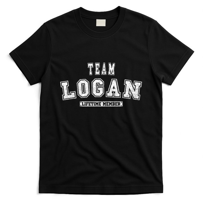 Team Logan Lifetime Member Family Last Name T-Shirt
