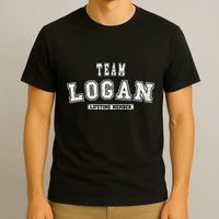 Team Logan Lifetime Member Family Last Name T-Shirt