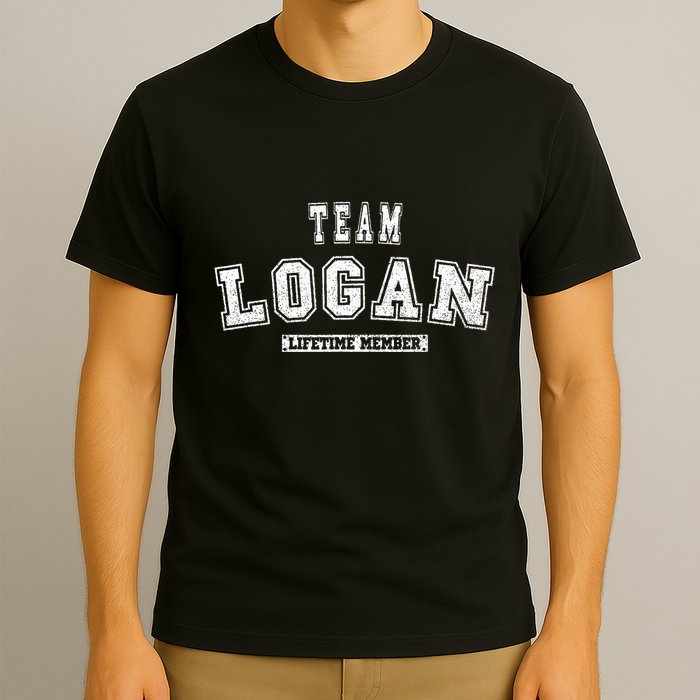 Team Logan Lifetime Member Family Last Name T-Shirt
