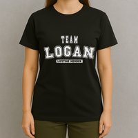 Team Logan Lifetime Member Family Last Name T-Shirt
