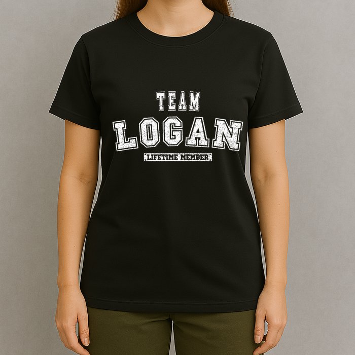 Team Logan Lifetime Member Family Last Name T-Shirt