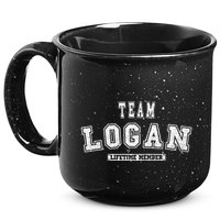 Team Logan Lifetime Member Family Last Name 15oz Campfire Ceramic Mug