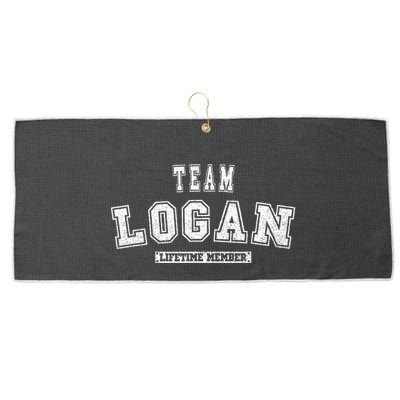 Team Logan Lifetime Member Family Last Name Large Microfiber Waffle Golf Towel