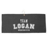 Team Logan Lifetime Member Family Last Name Large Microfiber Waffle Golf Towel
