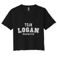 Team Logan Lifetime Member Family Last Name Crop Top