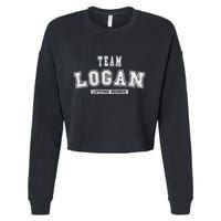 Team Logan Lifetime Member Family Last Name Cropped Pullover Crew