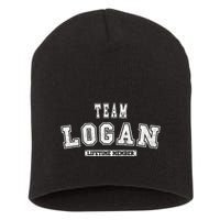 Team Logan Lifetime Member Family Last Name Short Acrylic Beanie