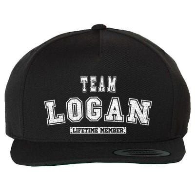 Team Logan Lifetime Member Family Last Name Wool Snapback Cap