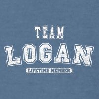 Team Logan Lifetime Member Family Last Name Garment-Dyed Sweatshirt