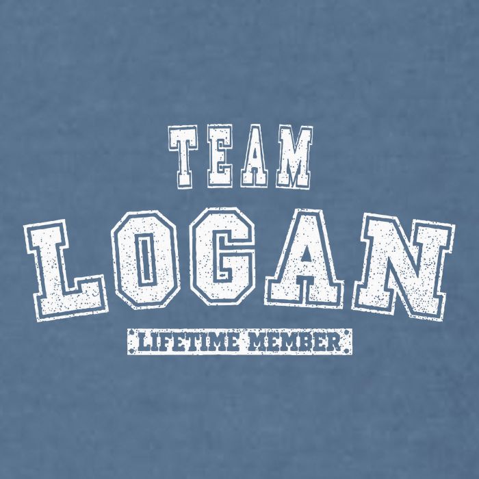 Team Logan Lifetime Member Family Last Name Garment-Dyed Sweatshirt