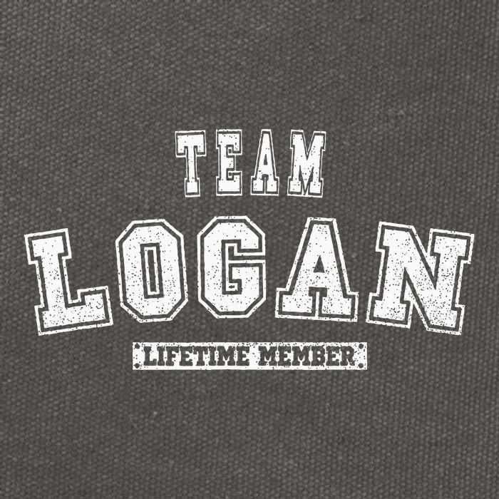 Team Logan Lifetime Member Family Last Name Cotton Canvas Backpack