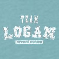 Team Logan Lifetime Member Family Last Name Sueded Cloud Jersey T-Shirt