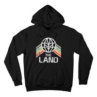 The Land Logo Distressed In Vintage Retro Style Hoodie