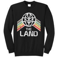 The Land Logo Distressed In Vintage Retro Style Sweatshirt