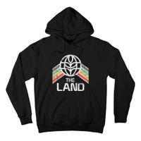 The Land Logo Distressed In Vintage Retro Style Tall Hoodie