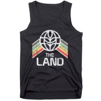 The Land Logo Distressed In Vintage Retro Style Tank Top