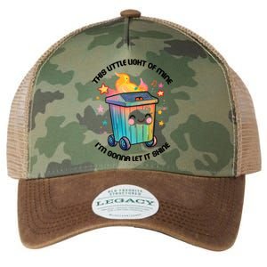 This Little Light Of Mine IM Gonna Let It Shine Funny Christmas Legacy Tie Dye Trucker Hat