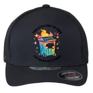 This Little Light Of Mine IM Gonna Let It Shine Funny Christmas Flexfit Unipanel Trucker Cap