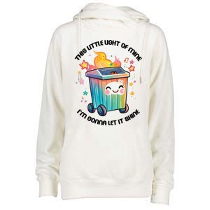 This Little Light Of Mine IM Gonna Let It Shine Funny Christmas Womens Funnel Neck Pullover Hood