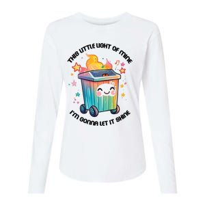 This Little Light Of Mine IM Gonna Let It Shine Funny Christmas Womens Cotton Relaxed Long Sleeve T-Shirt