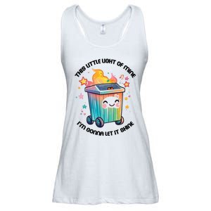 This Little Light Of Mine IM Gonna Let It Shine Funny Christmas Ladies Essential Flowy Tank