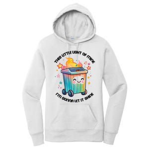 This Little Light Of Mine IM Gonna Let It Shine Funny Christmas Women's Pullover Hoodie