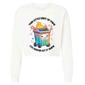 This Little Light Of Mine IM Gonna Let It Shine Funny Christmas Cropped Pullover Crew