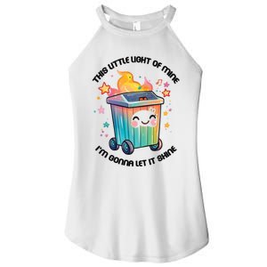 This Little Light Of Mine IM Gonna Let It Shine Funny Christmas Women's Perfect Tri Rocker Tank